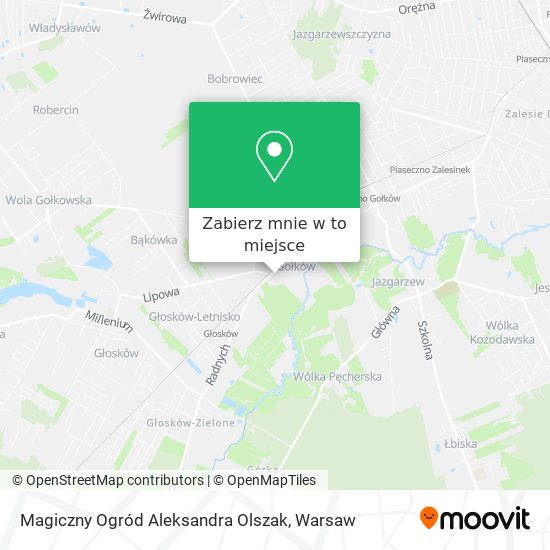 Mapa Magiczny Ogród Aleksandra Olszak