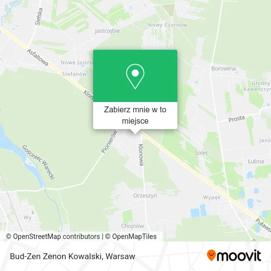 Mapa Bud-Zen Zenon Kowalski