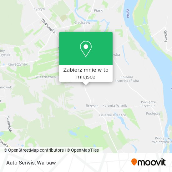 Mapa Auto Serwis