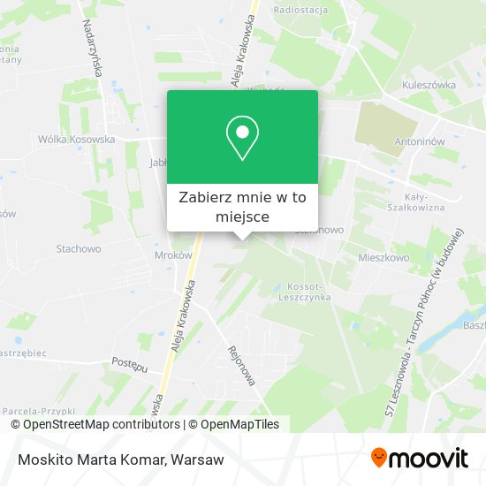 Mapa Moskito Marta Komar