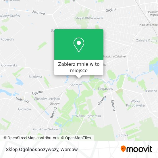 Mapa Sklep Ogólnospożywczy