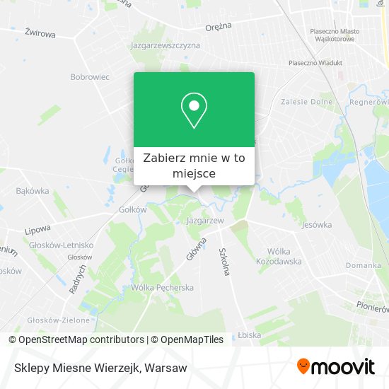 Mapa Sklepy Miesne Wierzejk