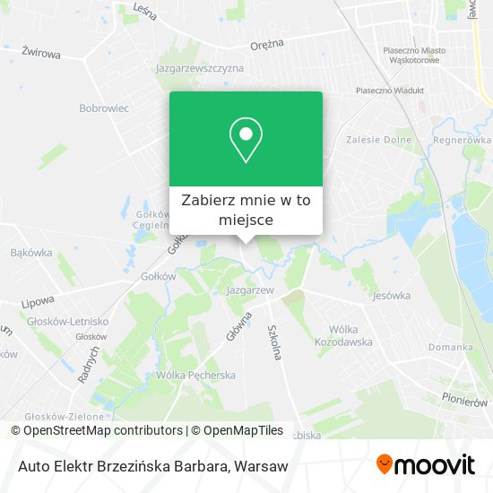 Mapa Auto Elektr Brzezińska Barbara