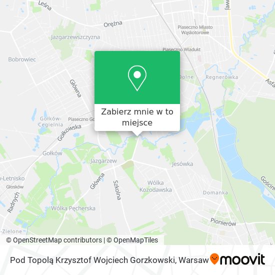 Mapa Pod Topolą Krzysztof Wojciech Gorzkowski