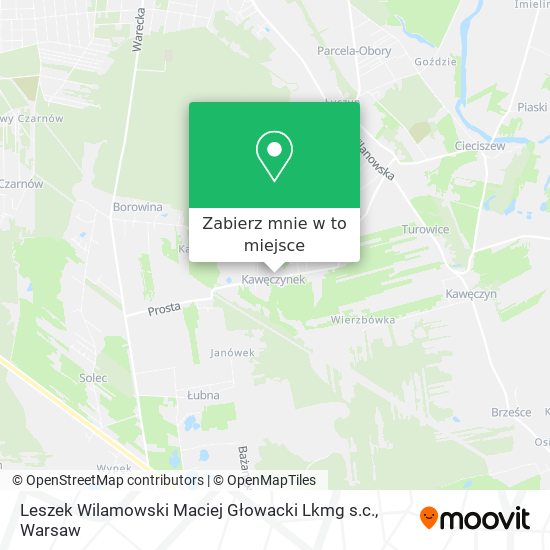 Mapa Leszek Wilamowski Maciej Głowacki Lkmg s.c.