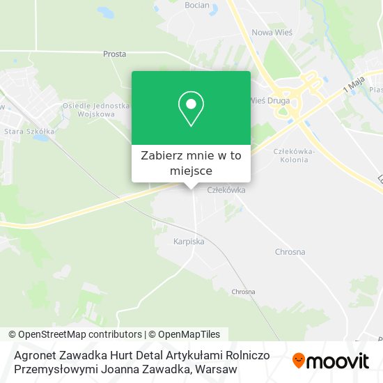 Mapa Agronet Zawadka Hurt Detal Artykułami Rolniczo Przemysłowymi Joanna Zawadka