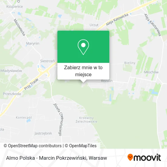 Mapa Almo Polska - Marcin Pokrzewiński