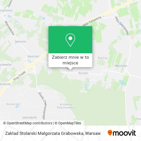 Mapa Zakład Stolarski Małgorzata Grabowska