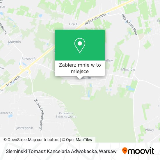 Mapa Siemiński Tomasz Kancelaria Adwokacka