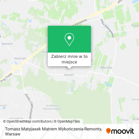 Mapa Tomasz Matyjasek Matrem Wykończenia-Remonty