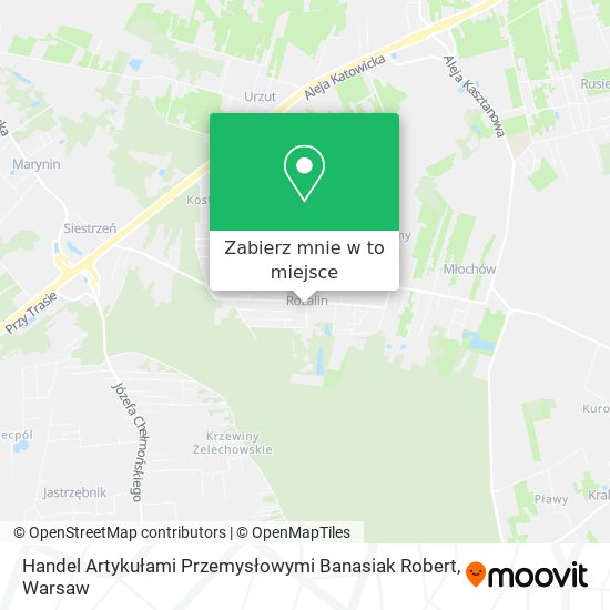 Mapa Handel Artykułami Przemysłowymi Banasiak Robert