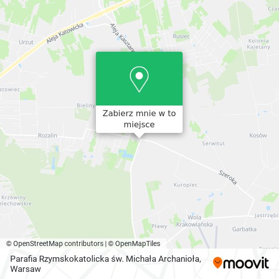 Mapa Parafia Rzymskokatolicka św. Michała Archanioła