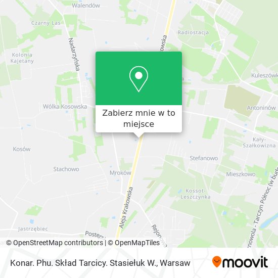 Mapa Konar. Phu. Skład Tarcicy. Stasiełuk W.