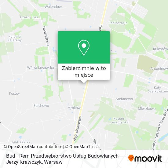 Mapa Bud - Rem Przedsiębiorstwo Usług Budowlanych Jerzy Krawczyk