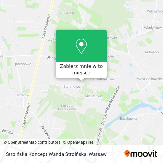 Mapa Stroińska Koncept Wanda Stroińska