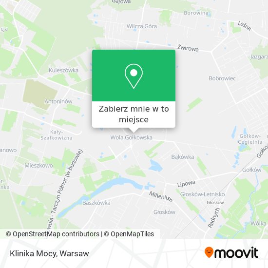 Mapa Klinika Mocy