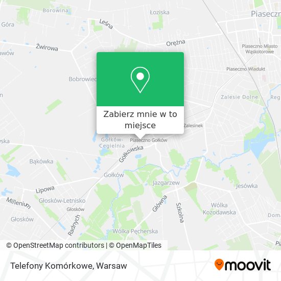 Mapa Telefony Komórkowe