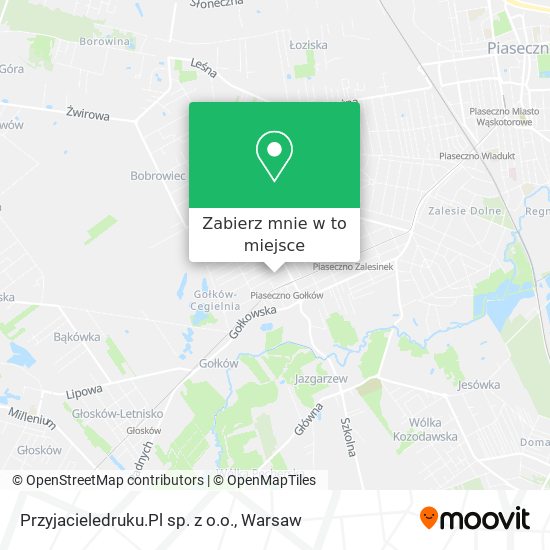 Mapa Przyjacieledruku.Pl sp. z o.o.