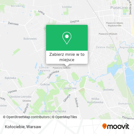 Mapa Kołociebie