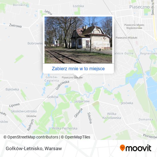 Mapa Gołków-Letnisko