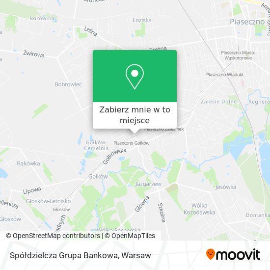 Mapa Spółdzielcza Grupa Bankowa