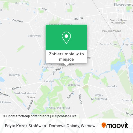 Mapa Edyta Kozak Stołówka - Domowe Obiady