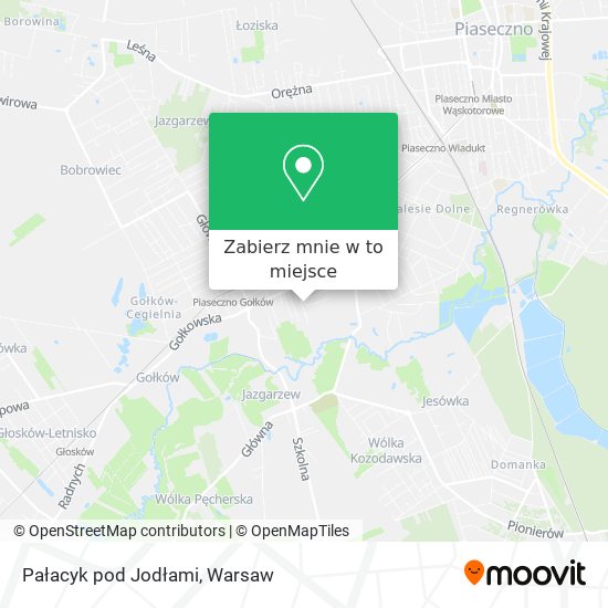 Mapa Pałacyk pod Jodłami