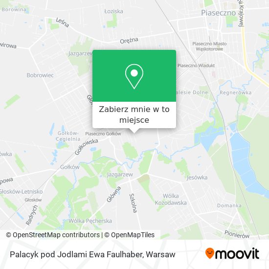 Mapa Palacyk pod Jodlami Ewa Faulhaber