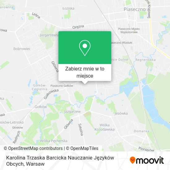 Mapa Karolina Trzaska Barcicka Nauczanie Języków Obcych