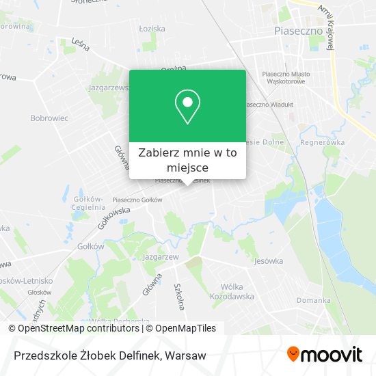 Mapa Przedszkole Żłobek Delfinek