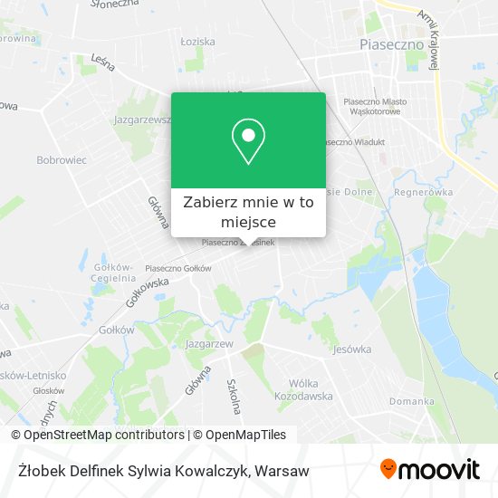 Mapa Żłobek Delfinek Sylwia Kowalczyk