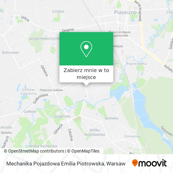 Mapa Mechanika Pojazdowa Emilia Piotrowska