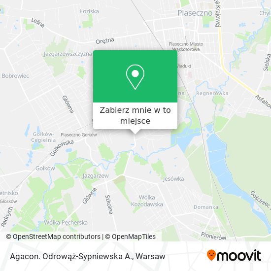 Mapa Agacon. Odrowąż-Sypniewska A.