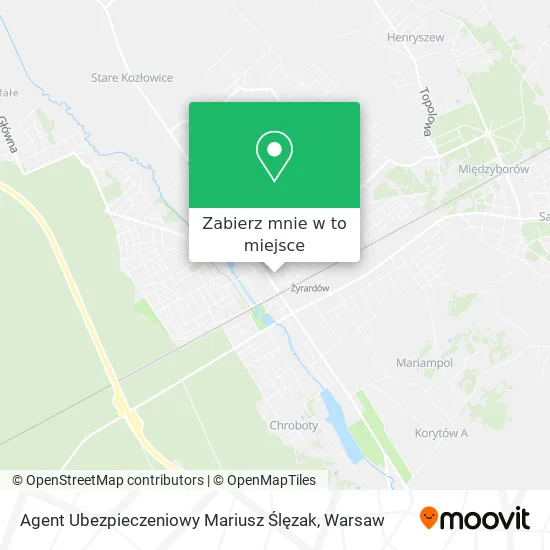 Mapa Agent Ubezpieczeniowy Mariusz Ślęzak