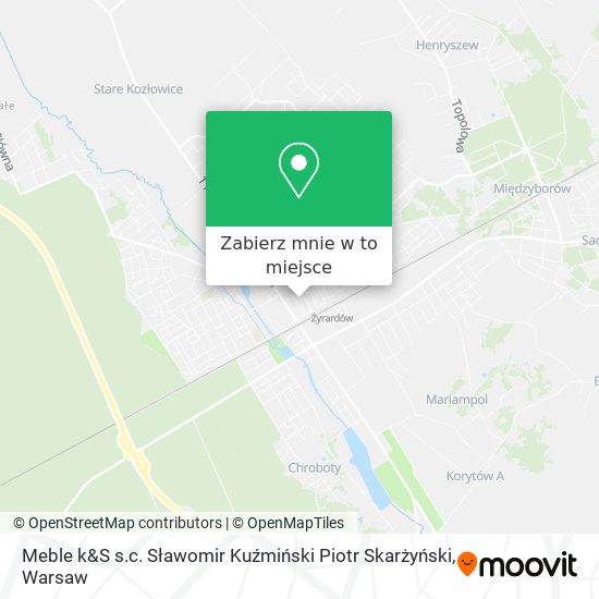 Mapa Meble k&S s.c. Sławomir Kuźmiński Piotr Skarżyński