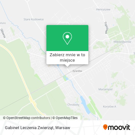 Mapa Gabinet Leczenia Zwierząt