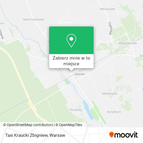 Mapa Taxi Kraucki Zbigniew