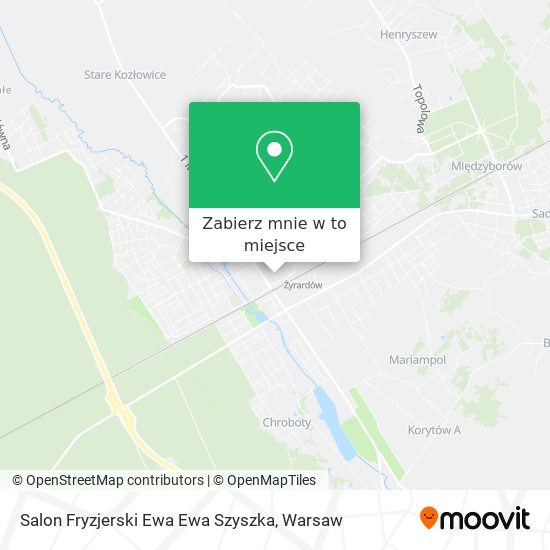 Mapa Salon Fryzjerski Ewa Ewa Szyszka