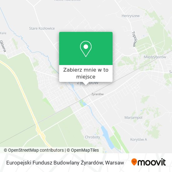 Mapa Europejski Fundusz Budowlany Żyrardów