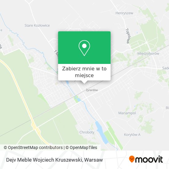 Mapa Dejv Meble Wojciech Kruszewski