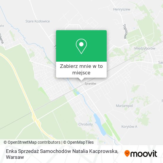 Mapa Enka Sprzedaż Samochodów Natalia Kacprowska