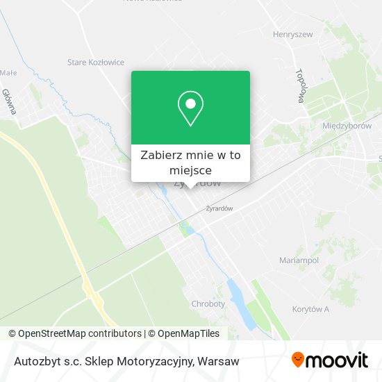 Mapa Autozbyt s.c. Sklep Motoryzacyjny