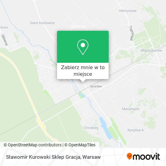 Mapa Sławomir Kurowski Sklep Gracja