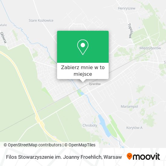 Mapa Filos Stowarzyszenie im. Joanny Froehlich