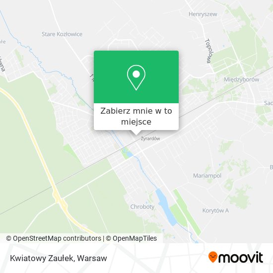 Mapa Kwiatowy Zaułek