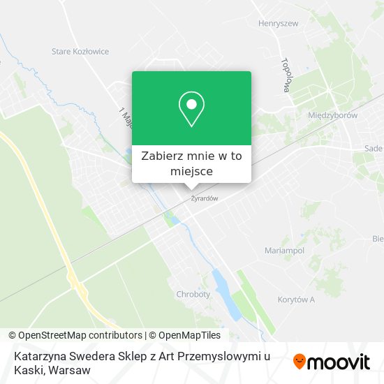 Mapa Katarzyna Swedera Sklep z Art Przemyslowymi u Kaski