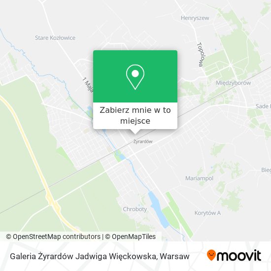 Mapa Galeria Żyrardów Jadwiga Więckowska