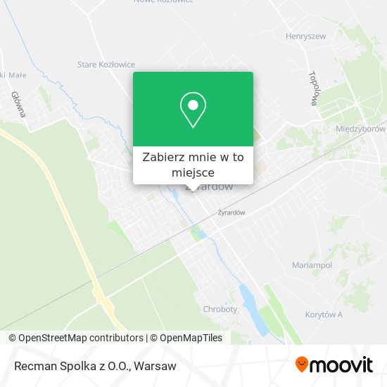 Mapa Recman Spolka z O.O.