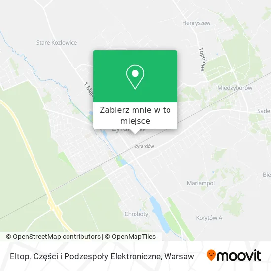 Mapa Eltop. Części i Podzespoły Elektroniczne