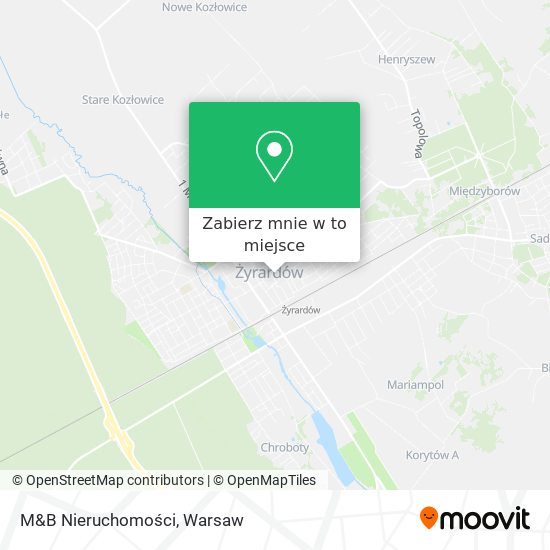 Mapa M&B Nieruchomości